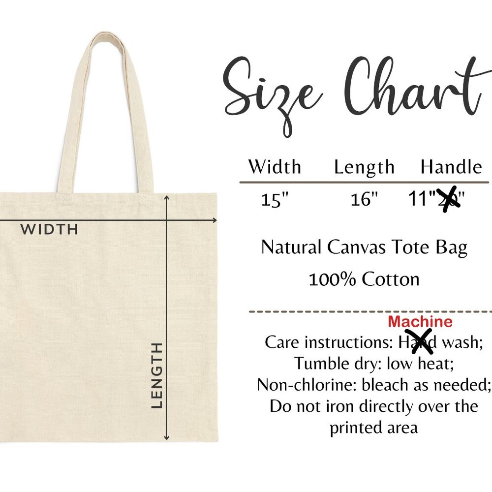 Women's Histology Health Care Heavy Canvas Cotton Tote Bag - Picture 3 of 3